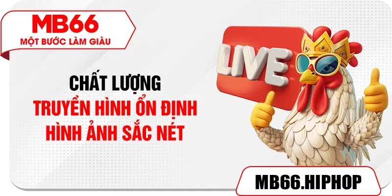 Chất lượng truyền hình ổn định hình ảnh sắc nét